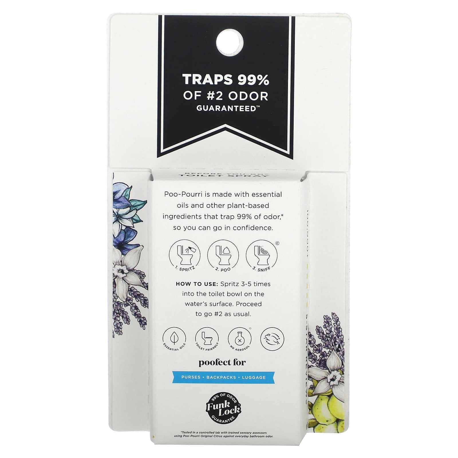 Poo-Pourri, On-The-Go, Before-You-Go® Toilet Sprays, Value Set, 3 Sprays, 0.34 fl oz (10 ml) Each