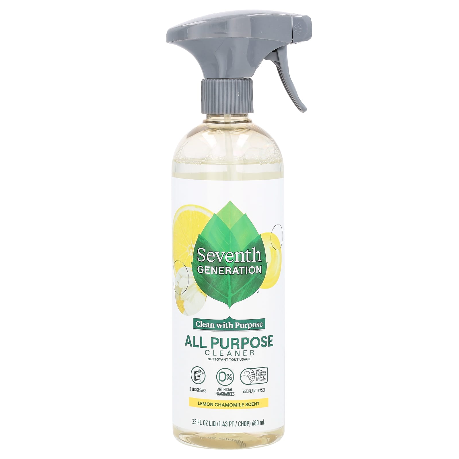 Seventh Generation, All Purpose Cleaner, Lemon Chamomile, 23 fl oz (680 ml)