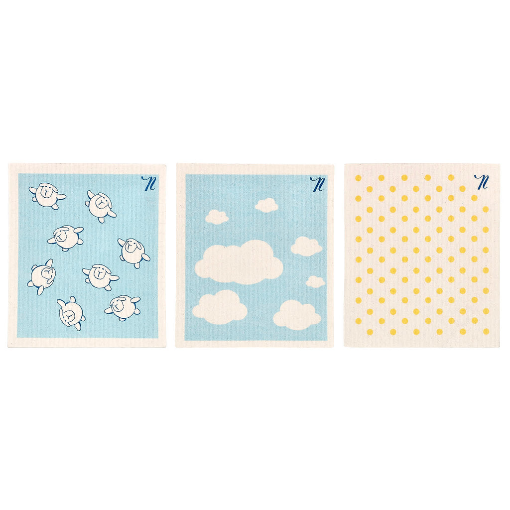 Nellie's, Swedish Dishcloths, 3 Cloths