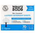 Molly's Suds, Laundry Detergent Sheets, Ultra-Concentrated, Peppermint, 35 Sheets