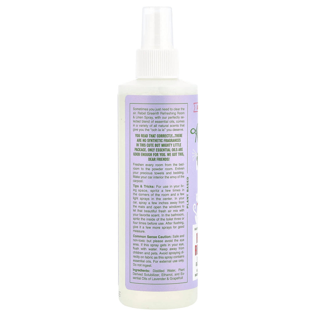 Rebel Green, Refreshing Room & Linen Spray, Lavender & Grapefruit, 8 fl oz (237 ml)