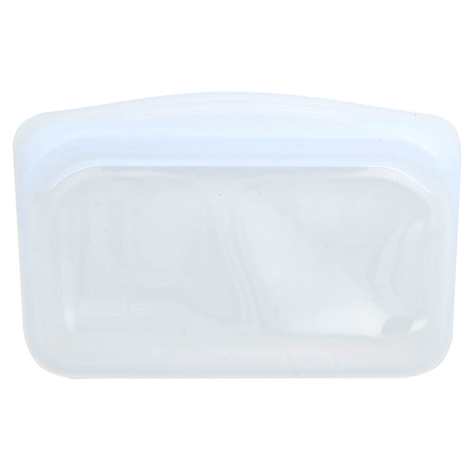 Stasher, Reusable Silicone Food Bag, Snack Size, Clear, 12 fl oz (355 ml)