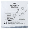 The Unscented Company, Dishwasher Tabs, 72 Tabs, 30.5 oz (864 g)