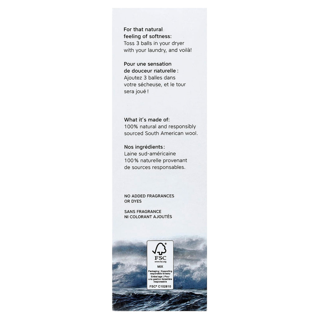 The Unscented Company, Dryer Balls, 3 Balls, 115 g (4.05 oz)