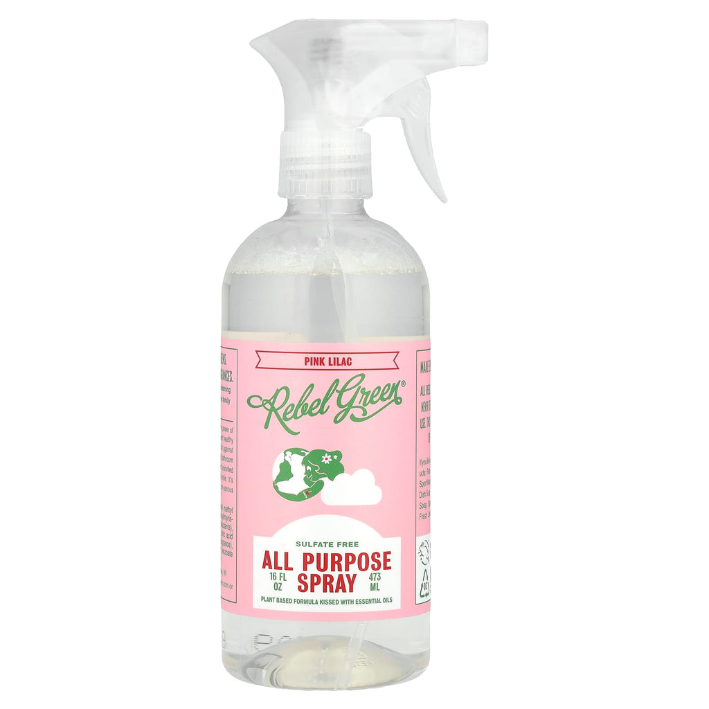 Rebel Green, All Purpose Spray, Pink Lilac, 16 fl oz (473 ml)