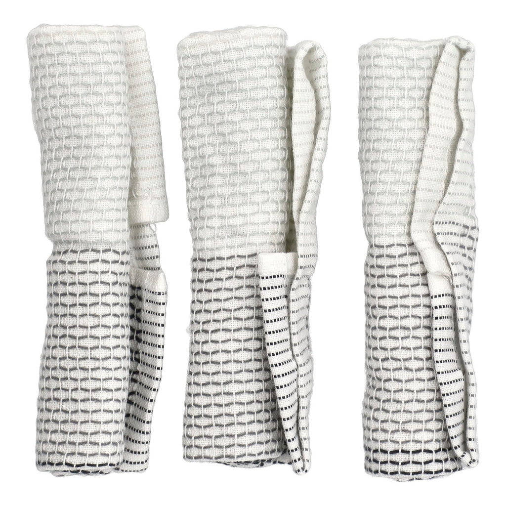 Full Circle, Tidy™ Dish Cloths, Grey, 3 Cloths