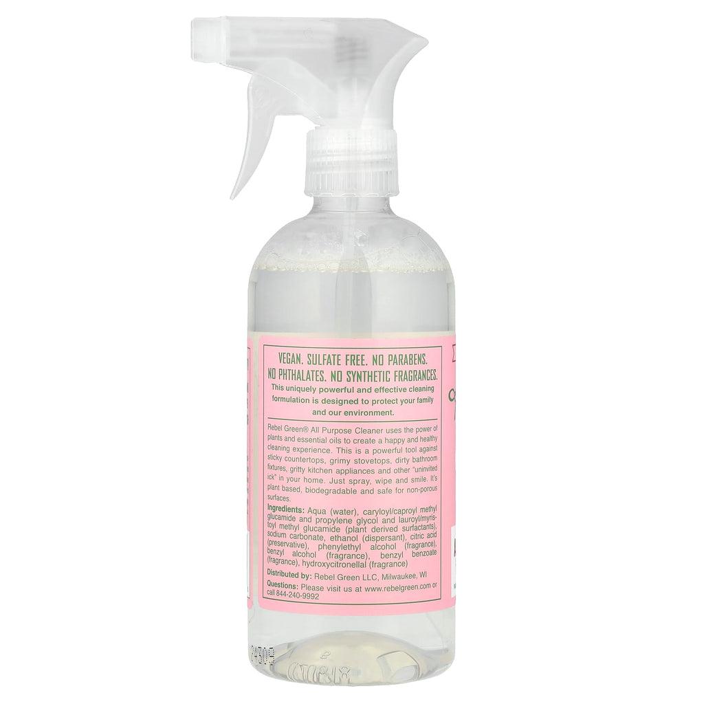 Rebel Green, All Purpose Spray, Pink Lilac, 16 fl oz (473 ml)