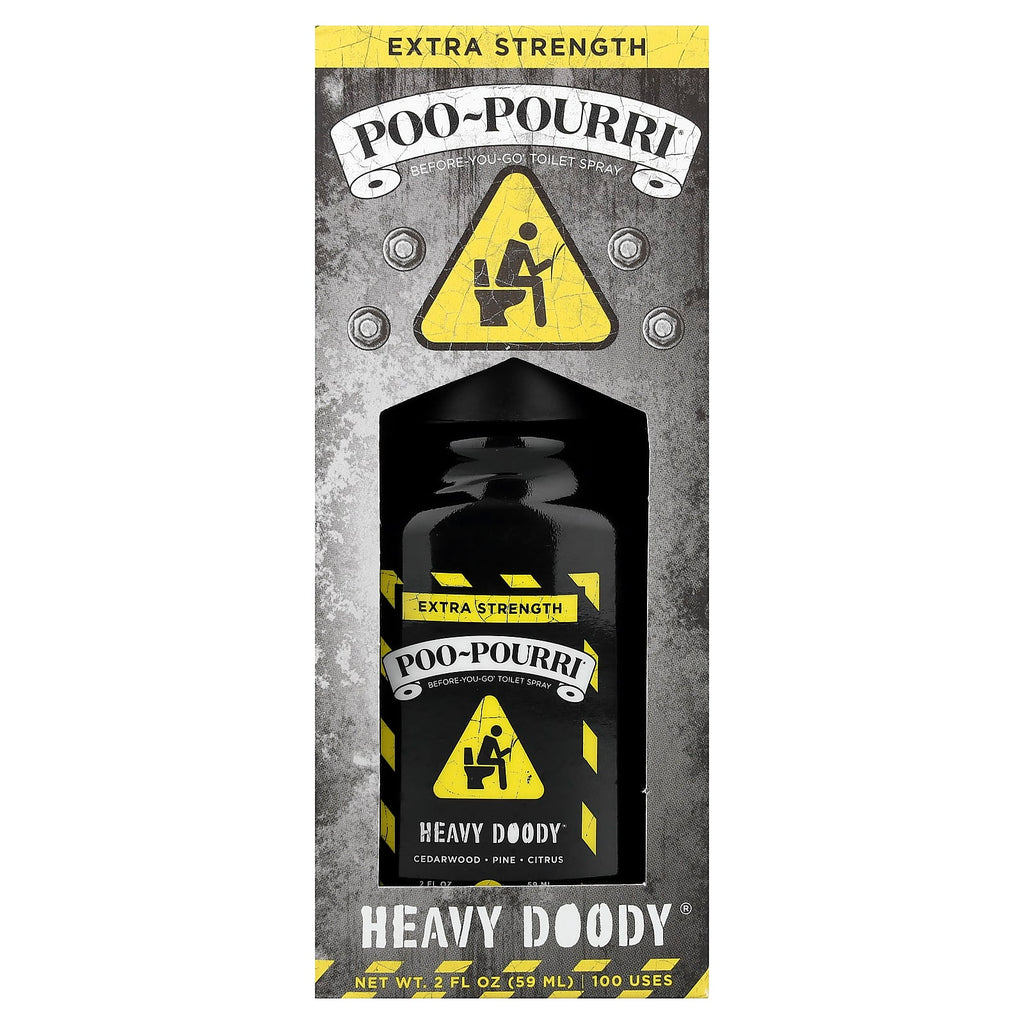 Poo-Pourri, Before-You-Go® Toilet Spray, Heavy Doody®, Cedarwood, Pine, Citrus, 2 fl oz (59 ml)