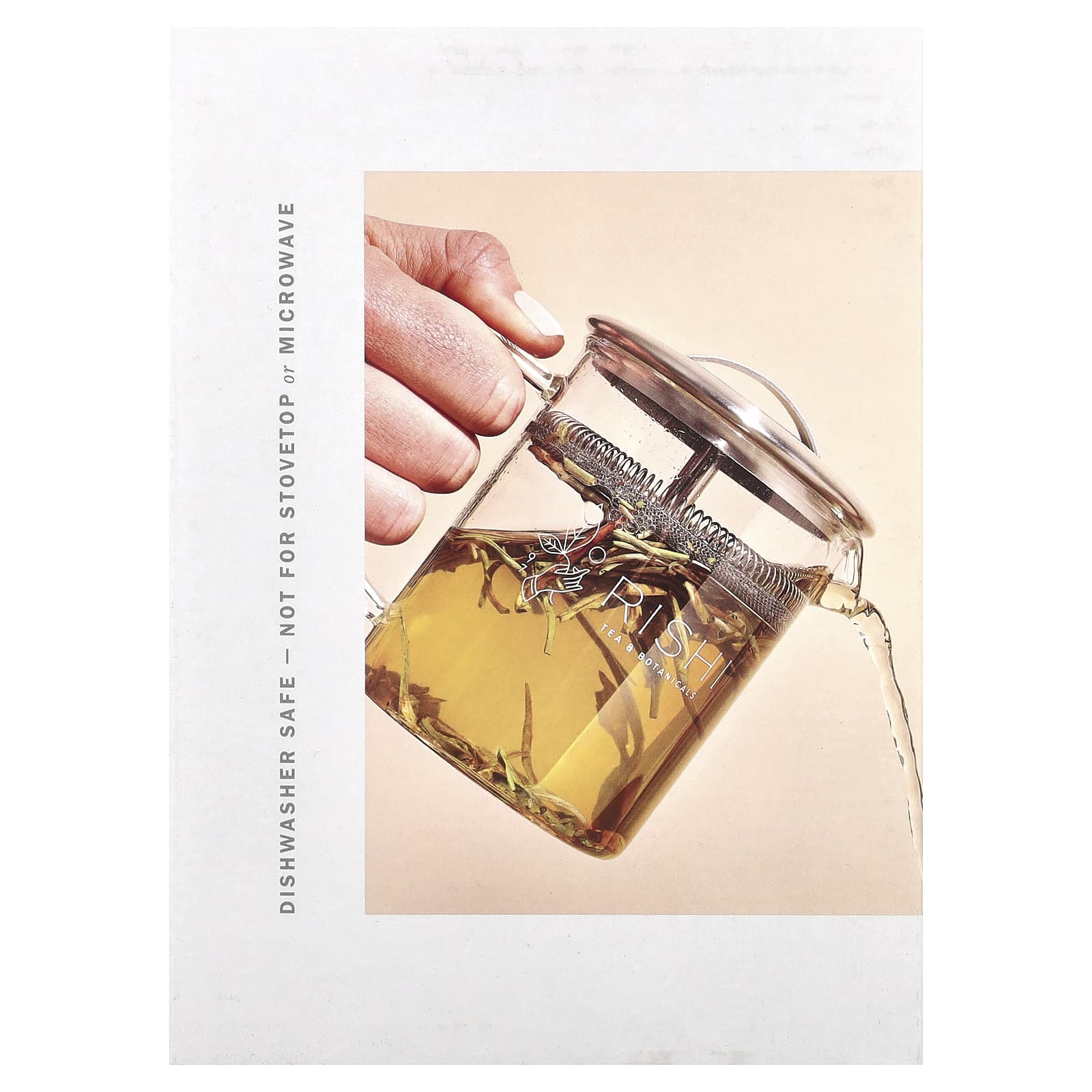 Rishi Tea, Simple Brew™, Borosilicate Glass Teapot, 13.5 fl oz (400 ml)