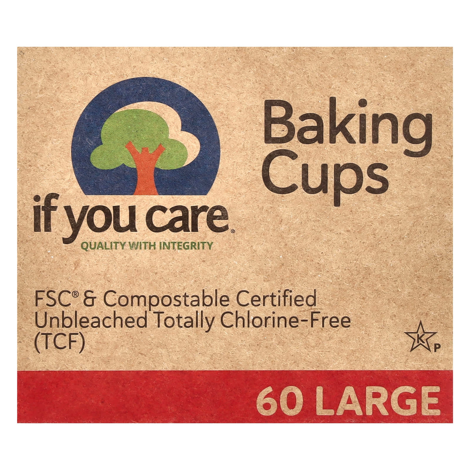 If You Care, Baking Cups, Large , 60 Count