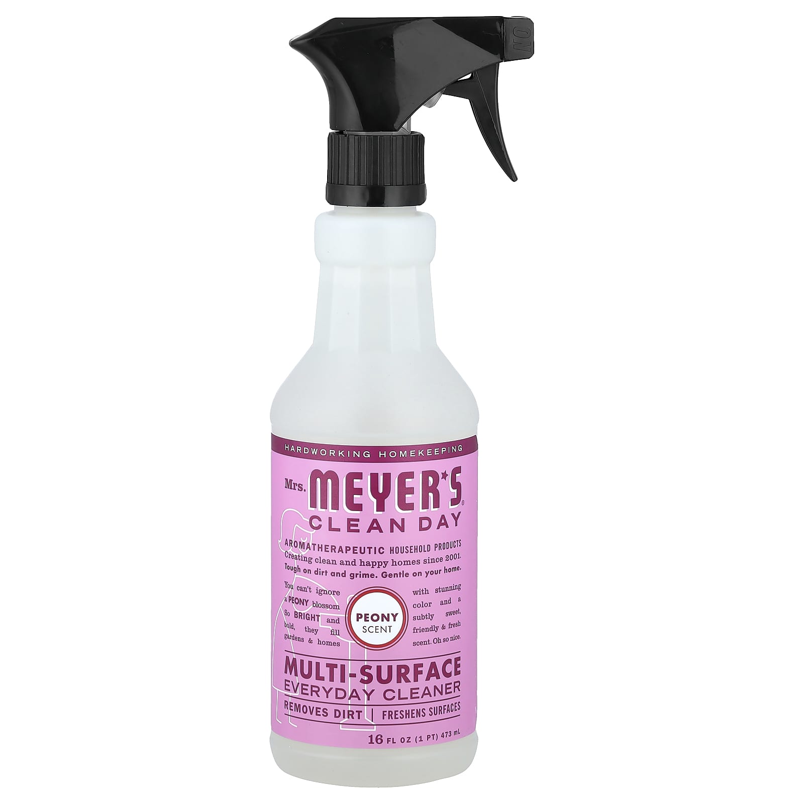 Mrs. Meyers Clean Day, Multi-Surface Everyday Cleaner, Peony , 16 fl oz (473 ml)