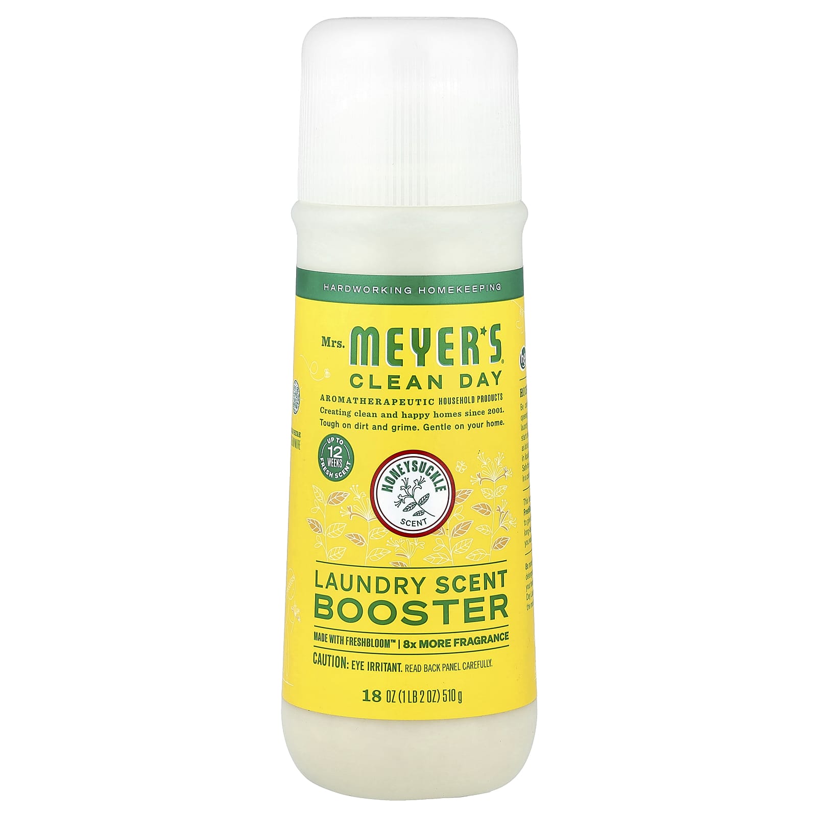 Mrs. Meyers Clean Day, Laundry Scent Booster, Honeysuckle , 18 oz (510 g)