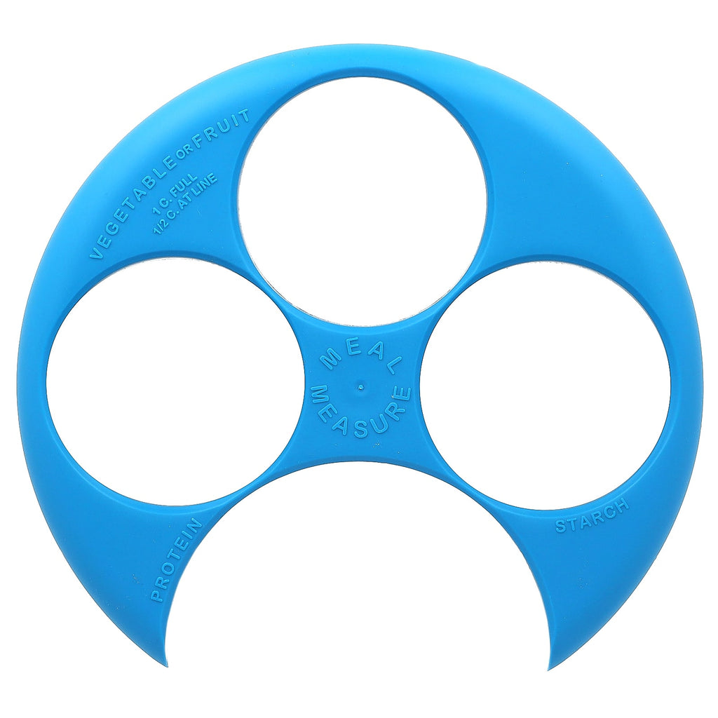 Flents, Meal Measure, Portion Control Plate, Blue, 1 Count